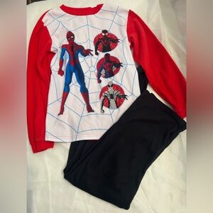 Marvel Spider-Themed Kids Pajamas- Red, Blue, and Black